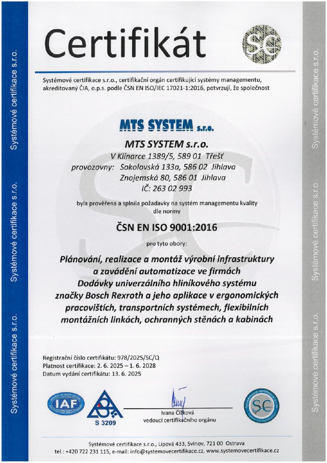 978-2025-SC-Q MTS SYSTEM s.r.o.