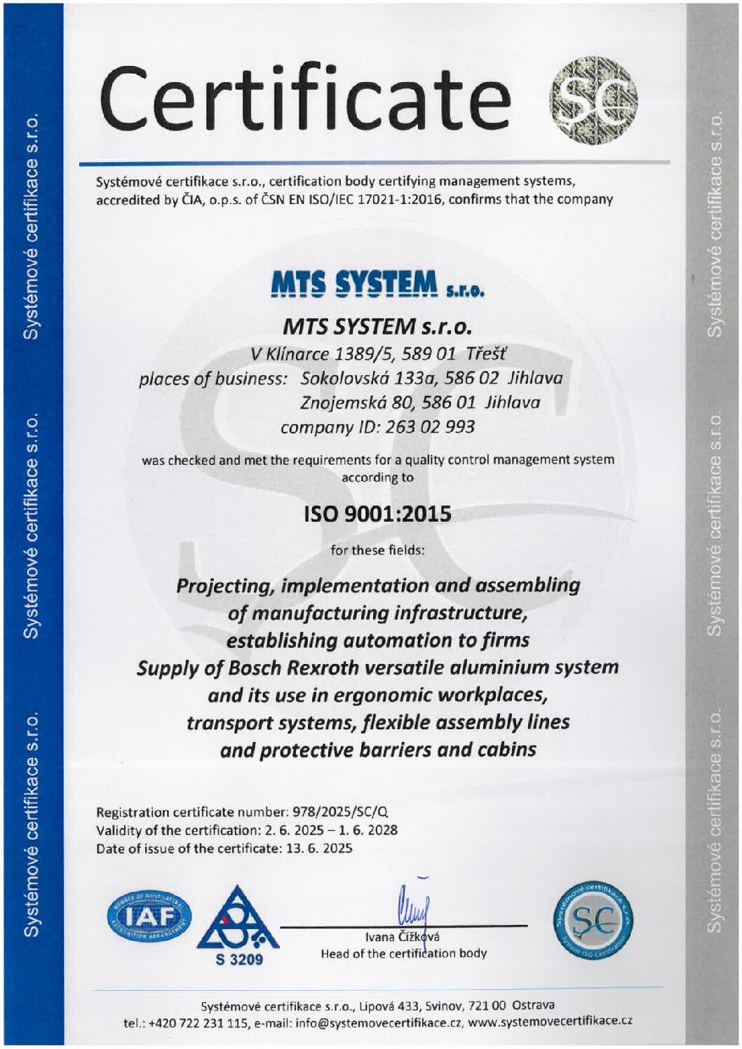 978-2025-SC-Q MTS SYSTEM s.r.o. anglicky
